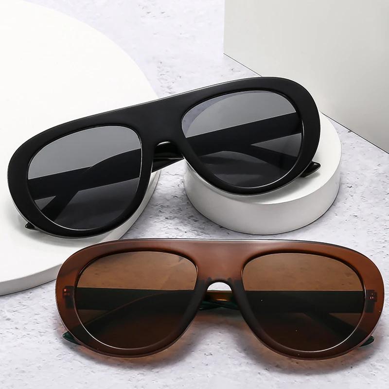 SHAUNA Óculos de Sol Vintage Estilo Piloto Masculino Cor Doce Moda Estampado Leopardo UV400 Feminino Tendência Punk Óculos de Sol