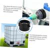 IBC Tank Adapter S60 X  1" 1.5 2" 63/75/80/100mm Thread Connector Ton Barrel Connect 1000 Liter IBC Tank Fitting