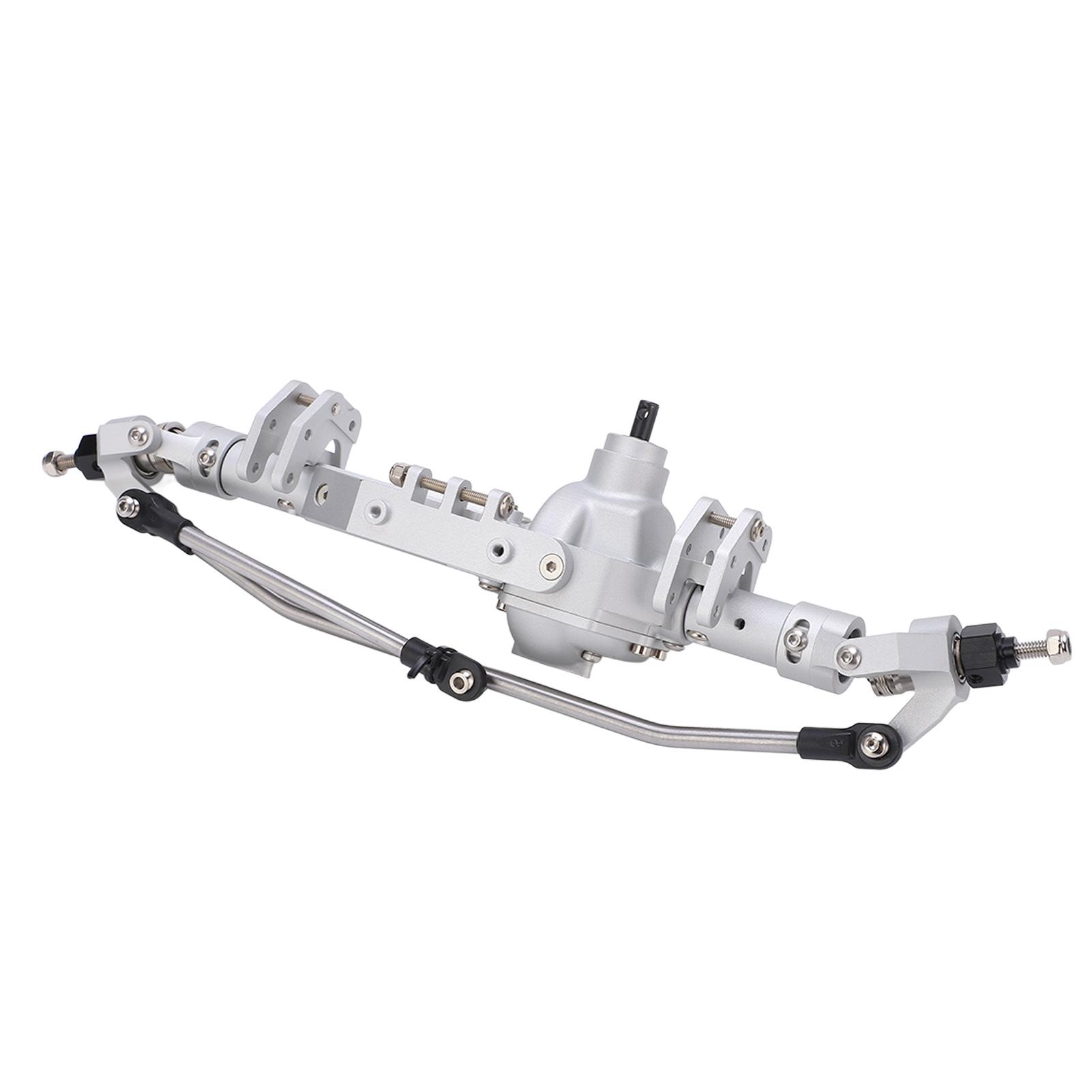 

RC Portal Axle CNC Універсальна передня вісь алюміній для Axial Wraith 110 RR10 90048 90053 RC срібний