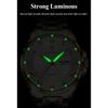 POEDAGAR Fashion Military Men Clock Waterproof Luminous Date Week Man Wristwatch Stainless Steel Quartz Watches Male Reloj