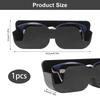 Car Glasses Holder Plastic Multi-Function Fashion Glasses Storage Box With Felt Pad Automobiles Interior Home Accessories