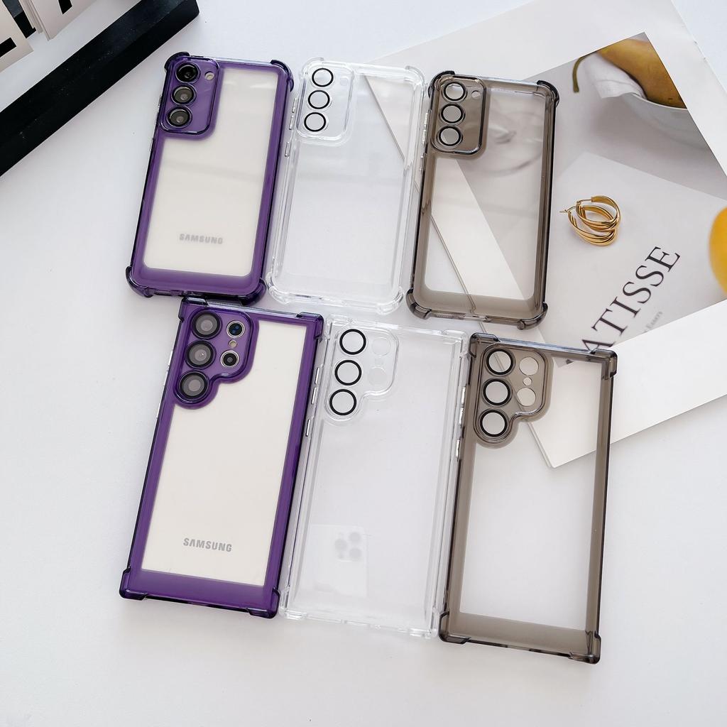 The Four-corner Airbag Drop Protection Is Suitable for The Samsung S24ULTRA Phone Case, S23FE Lens Film and S22Plus Protective Case