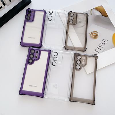 Four Corner Airbag Anti Fall Suitable for Samsung S24ULTRA Mobile Phone Case S23FE Lens Film S22Plus Protective Case