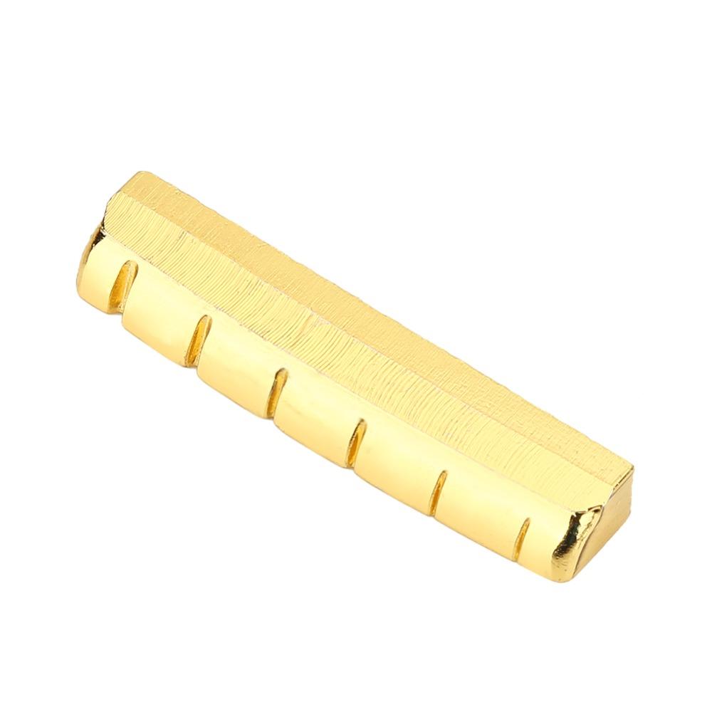 Guitar Repair Replacement Accessory Guitar Upper Nut Golden Guitar Bridge Pins Guitar