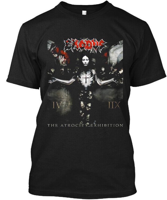 Хит продаж Exodus The Atrocity Exhibition Мужская черная футболка Размеры S-5XL Унисекс футболка L