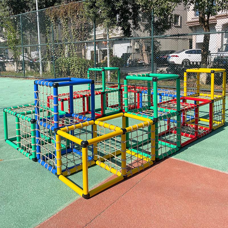 Outdoor Maze Tunneling and Climbing Toy for Kindergarten Kids