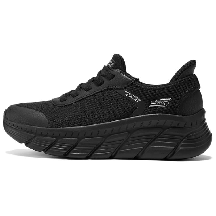 Skechers Bobs B Flex Hi Versatile Comfortable Durable Low-Top Casual Shoes Women sneaker Black 117391-BBK 35