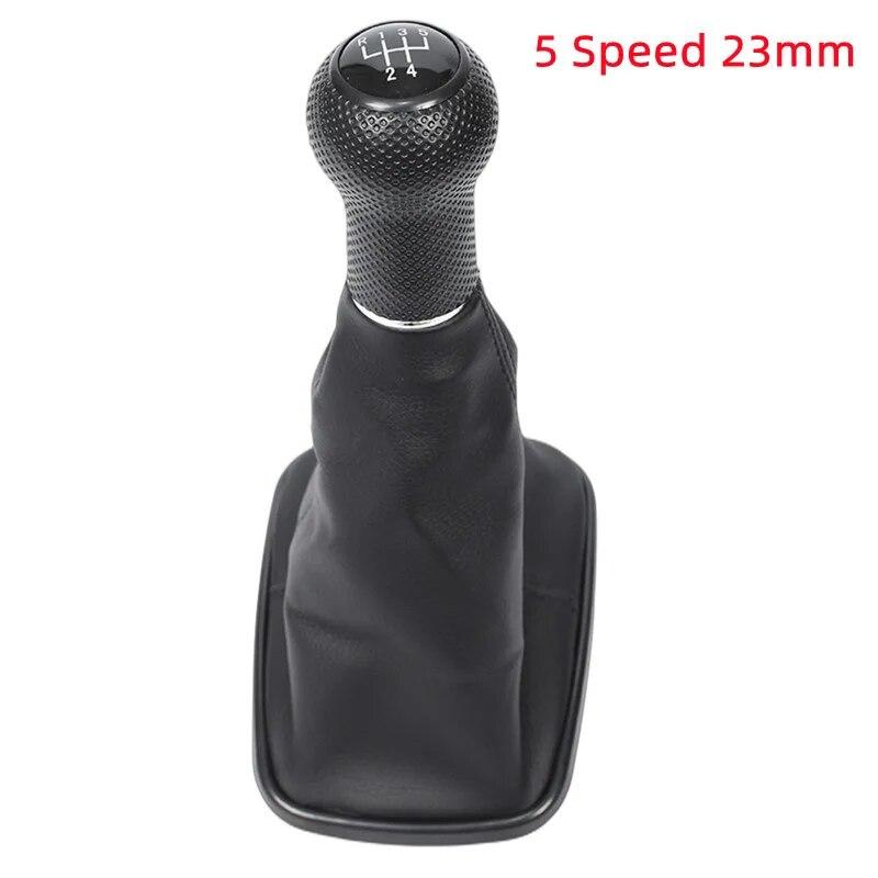 For Volkswagen VW 1999-2004 Golf 4 IV MK4 GTI R32 Bora Jetta 5/6 Speed 12mm / 23mm Car Gear Shift Knob Lever Shifter Gaitor Boot