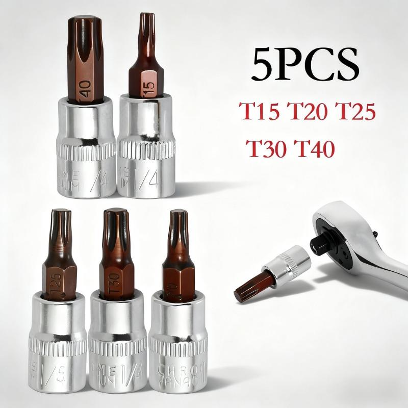 

1/4 Inch Screwdriver Bit Socket Set Hex Screw Driver Bits Screwdriver Accessories For Torque Spanner Ratchet Wrench