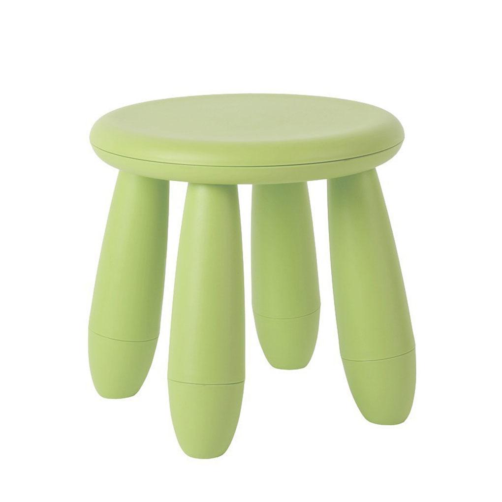 

Побутовий Дитячий Пластиковий Табурет Сидіння для Дорослих Дім Потовщена Підніжка Дитячий Садок Підлогова Лава Нековзкі Меблі зелений