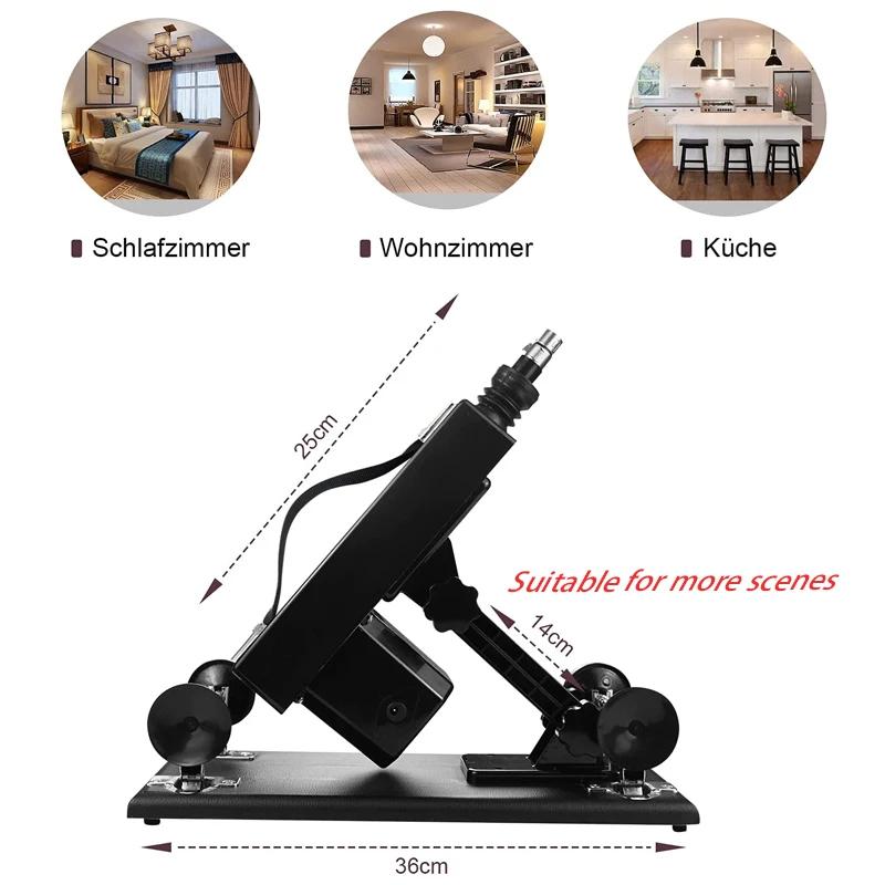 ROUGH BEAST Sex Machines for Woman Automatic Masturbation Pumping Gun 3XLR Sex Machines for Adults With Big Dildo Sex Machine Toys