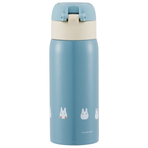 Skater Thermal/Cold Vacuum Double Structure Direct Drinking Stainless Steel Mug Bottle One Touch Open 350ml My Neighbor Totoro Ghibli STOT3-A