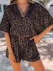 2026 Summer Women's European-American Trendy Loose Short Sleeve Two-Piece Cropped Print Set
