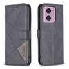 For Motorola Moto E14 4G/G04 4G/G04s 4G/G24 4G Phone Cases Wallet Stand Geometry Imprint Leather Cover
