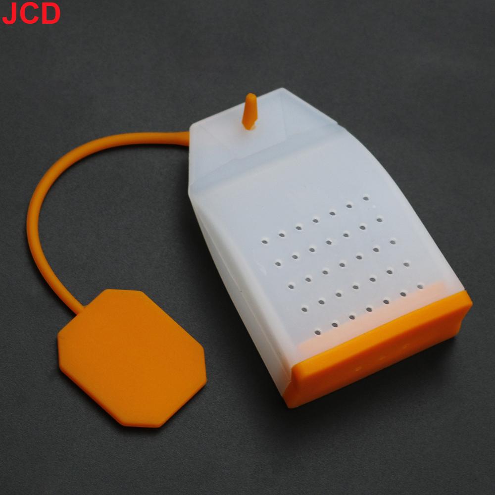 JCD Silicone Tea Infuser Bag Reusable Safe Loose Leaf Tea Bags Strainer Filter for Tea Drinker Utensils Random Color