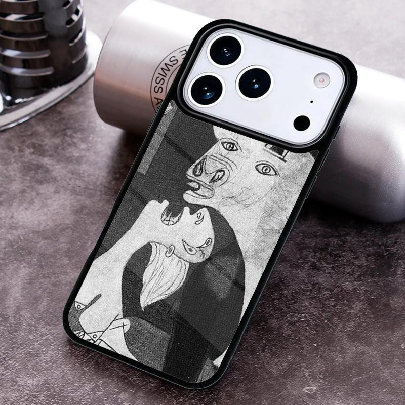 Guernica Picasso Classic Art Phone Case for iPhone 17 16 15 Pro Max Air 14 13 12 11 Plus Shockproof Cover