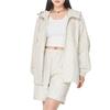 MLB New York Yankees Letter Print Casual Hoodie Jacket Unisex jackets Ivory 3AWJM0531-50IVS