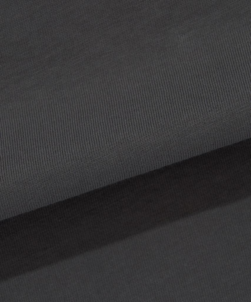 COLUMBIA UNIVERSITY Uni Women Curved Slim-Fit S/S T-Shirts_Charcoal