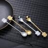 Yousheng Stainless Steel Coffee Spoon, Long Handle with Bull Head Decor, Multifunctional Stirring Spoon for Coffee Milk Tea