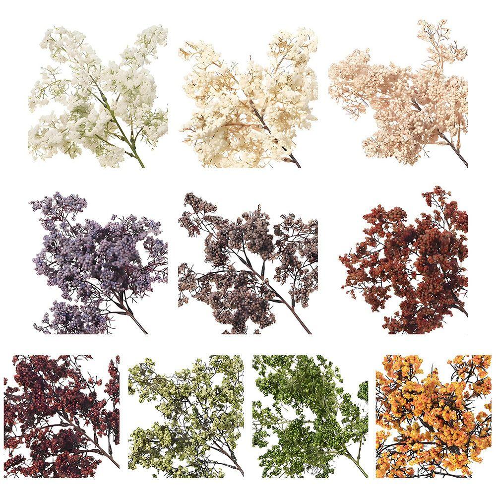 Multicolor Simulation Berry Branch Foam Berry Artificial Plant Branch  Indoor Decoration