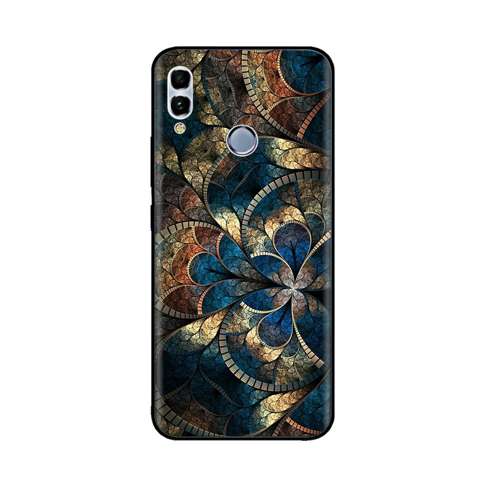 For Huawei P Smart 2019 6.21" Soft Black Silicone Phone Back Cover Case For Huawei P Smart 2019 POT-LX1 POT-LX3 POT LX1 Case Bag