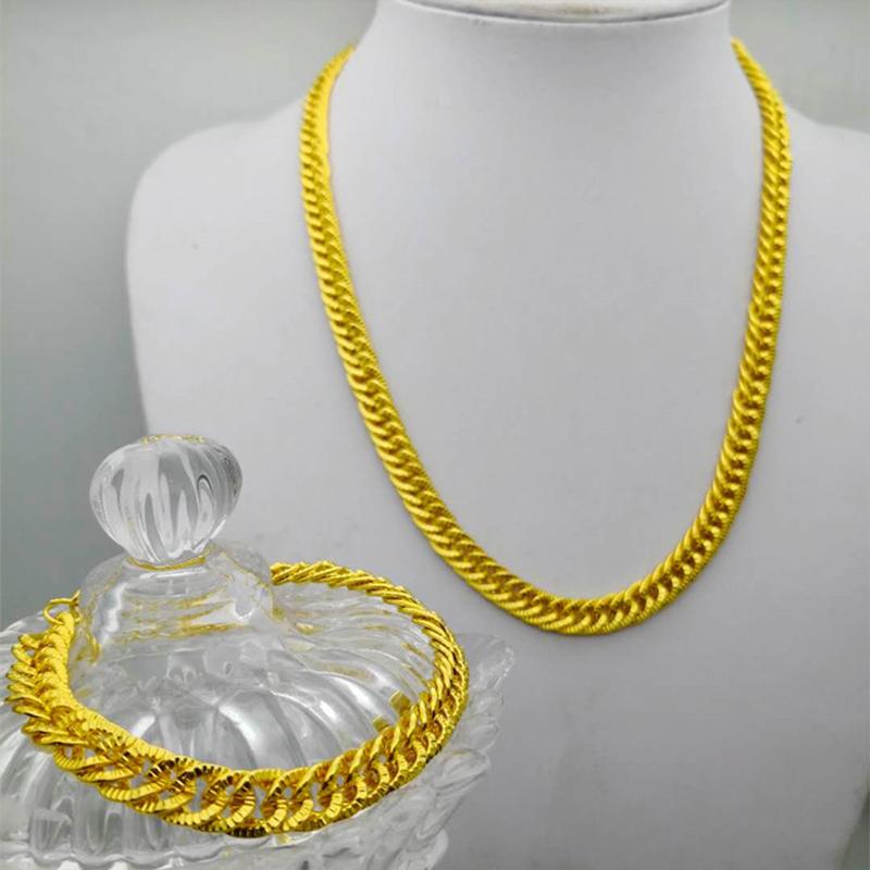 Alloy Gold Plated Bracelet Imitation Gold Snake Bone Chain Twisted Chain Hip Hop Punk Bracelet