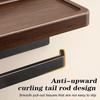 Wood Material Toilet Paper Roll Dispenser with Storage Tray Bathroom Tissue Roll Rack  Home