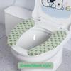 Thick and Warm Toilet Seat Cushion Cover - with Sticky Toilet Seat Cushion - Washable and Reusable Mat for Winter
