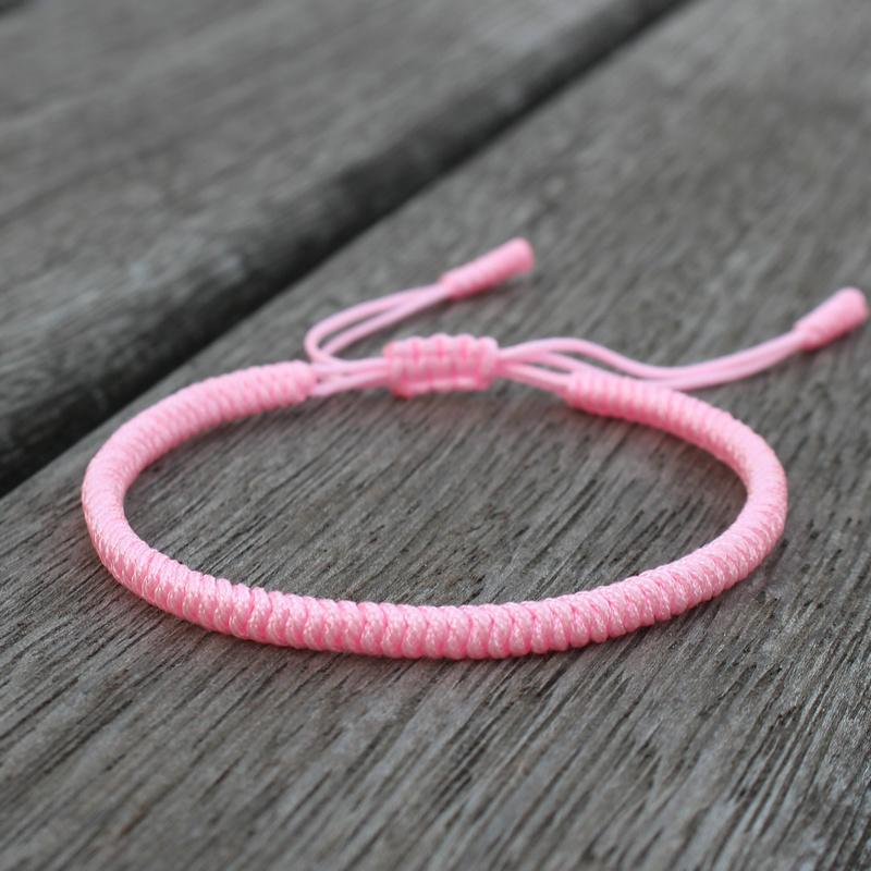 Tibetan Buddhist Bracelet Lucky Handmade Braided Adjustable King Kong Knot Red Thread Charm Bracelets for Women Men Couple Lover