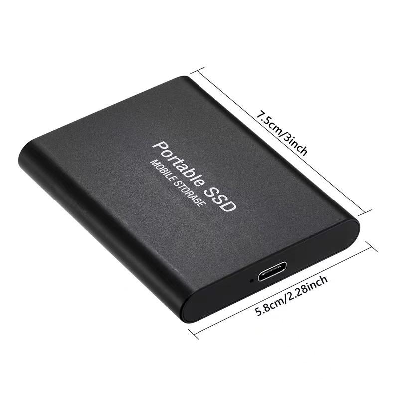 High-Speed Portable SSD: 16TB/8TB/4TB/2TB with Type-C Connectivity