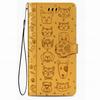 Leren Flip Beschermhoes Voor Vivo Y21D V60 Lite V23 V27 V25 V29 V30 V40 Y36 Y72 5G Y27 Y04 Y16 Y31 Y21 Y39 Y29 Y70 Y18 Y28 Kat Hond Portemonneehoes