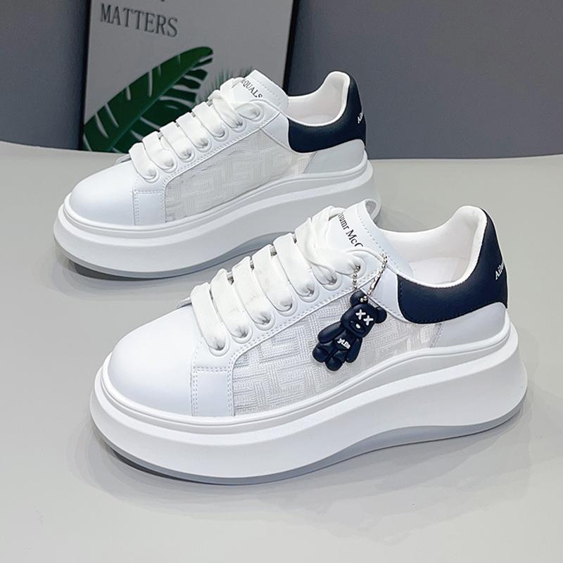 McQueen Printemps nouvelle semelle compensée chaussures à plateforme souples décontractées