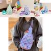 Stylish Unicorn Pattern Children Chest Bag Lightweight Nylon Backpack For Everyday Use