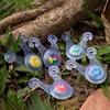 3Pcs/5Pcs Waterproof LED Tent String Rope Guard Hanging Lights Camping Accessories Mini Flashlight Outdoor Safety Warning Rope Light Bicycle Lamp