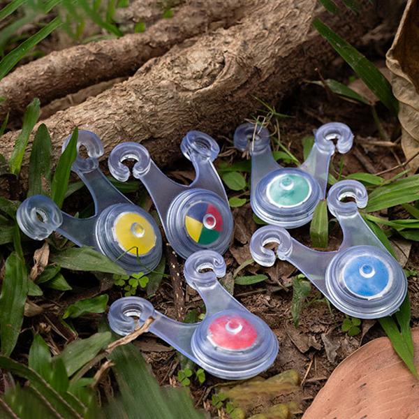 3Pcs/5Pcs Waterproof LED Tent String Rope Guard Hanging Lights Camping Accessories Mini Flashlight Outdoor Safety Warning Rope Light Bicycle Lamp