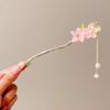 Traditional Sandalwood Hairpin for Chinese Cheongsam & Hanfu Updo