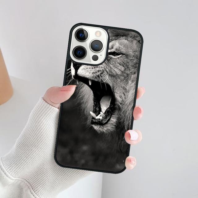 King Lion Roaring Phone Case For For iPhone 17 Air 16 15 11 12 13 14 Pro Max Plus Coque