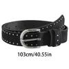 Artistic Youth Waistband Adjustable Leather Waist Belts Stretchy Thin Waist Belt for Jeans Pants