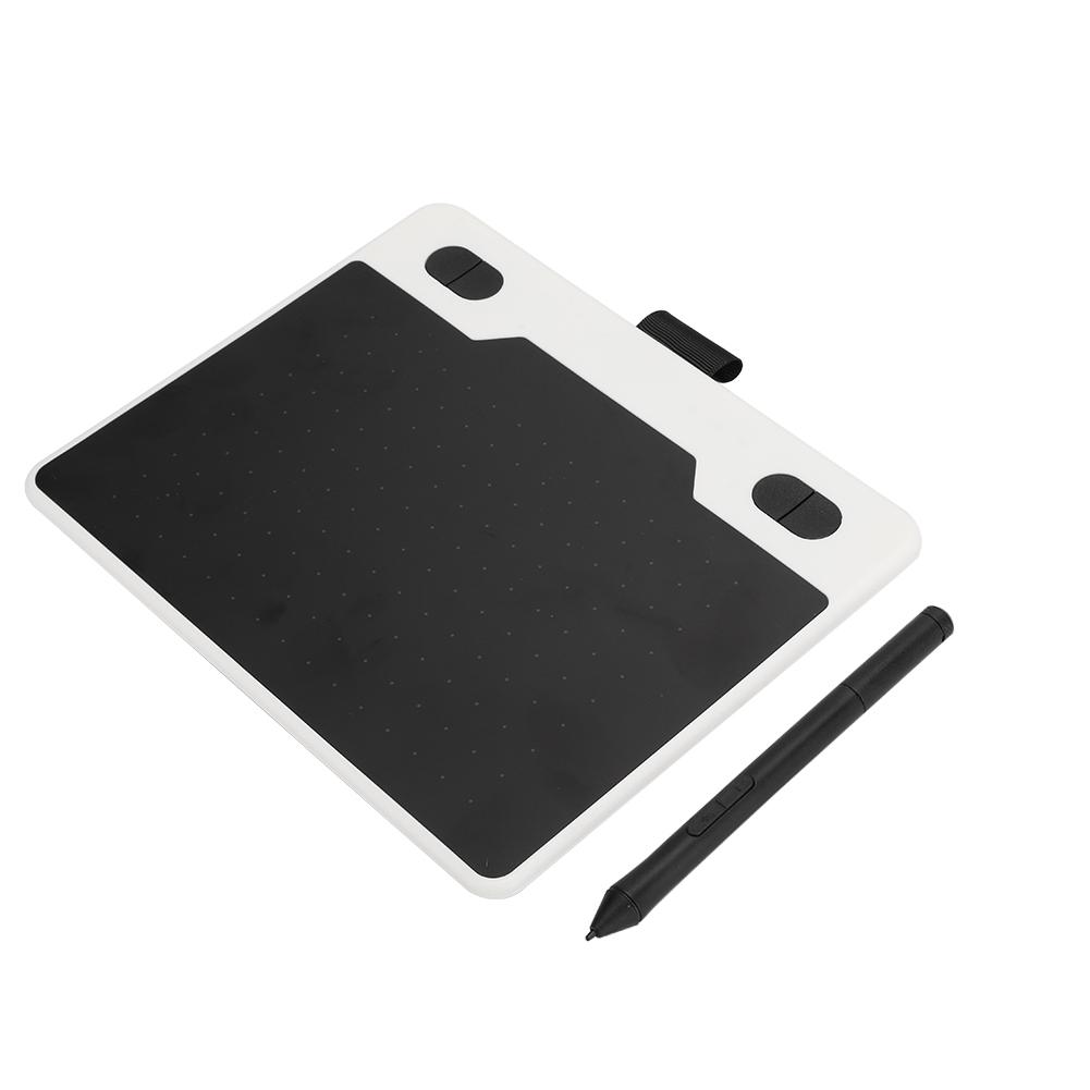 Digitales Grafiktablett Tragbare Handschrift-Pads Board für Telefon ComputerWeiß