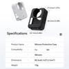 360 Camera Silicone Case Shock Resistant Anti Drop Cover Lens Protector Easy Access Ports And Quick Release Adapter