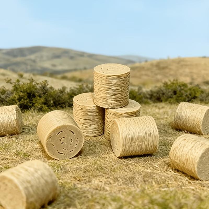 Miniature Simulation Hay Bale 8/16Pcs Realistic Texture Haystack for Village Diorama Scene Making