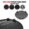 ZCKOT1 VW Logo Car Badge Hood Front Fence Rear Trunk Emblem Sticker For Volkswagen PASSAT B6 B7 2011-2015 Passat B8 2016-2018 Accessory