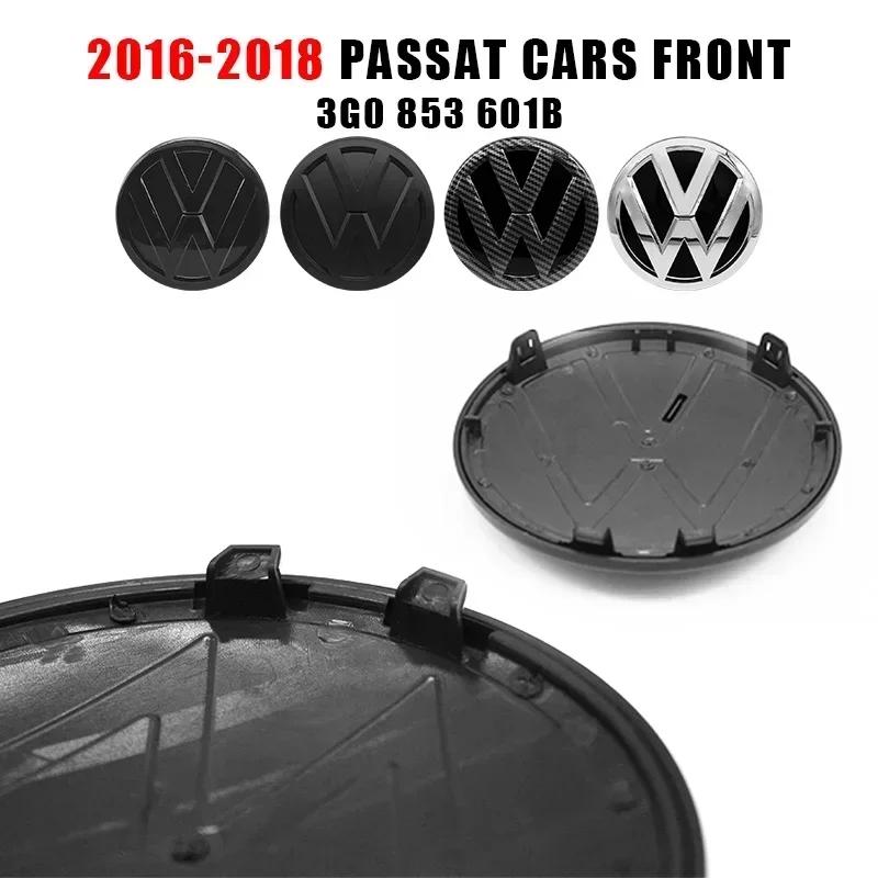 ZCKOT1 VW Logo Car Badge Hood Front Fence Rear Trunk Emblem Sticker For Volkswagen PASSAT B6 B7 2011-2015 Passat B8 2016-2018 Accessory
