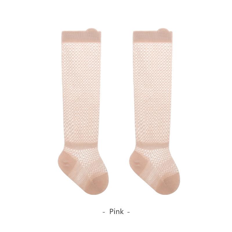Summer Mesh Thin Baby Stockings Mosquito Baby Long Tube Socks Loose Cuff Boneless Newborn Socks Baby High Knee Socks