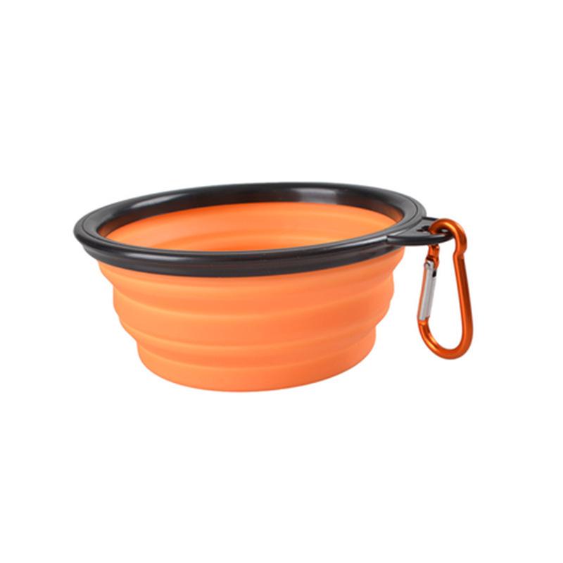 Portable Foldable Silicone Pet Feeding Bowl for Cats and Dogs