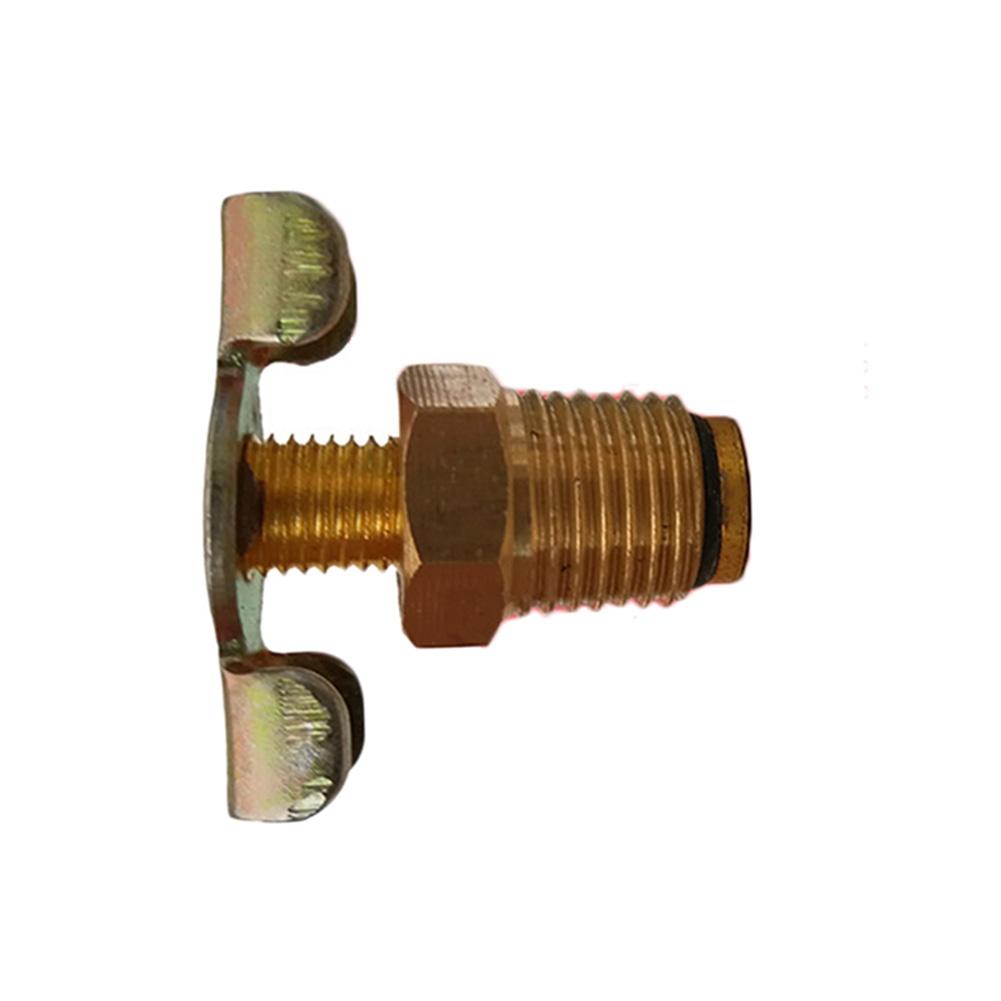 Reliable 1/4 Brass Drain Cock for Air Compressor Easy to Use T handle