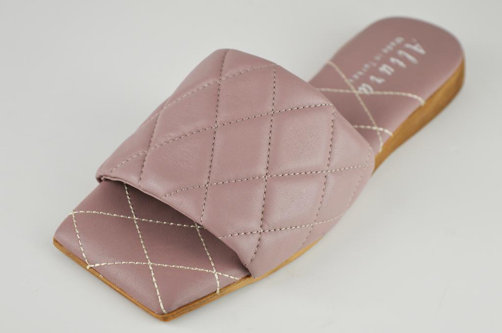 Damen lila Hausschuhe Altura 5286 36 echtes Leder