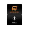 12V 24V LED Rocker Switch Dual Button ON/OFF Amber White Light for LED Light Bar Fog Lights Jeep Toyota 4Runner Land Cruiser