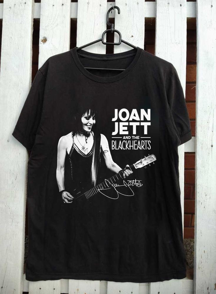 

NEW JOAN JETT AND THE BLACKHEARTS Black All Size Unisex Shirt 1C07 Unisex T-Shirt S