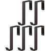 Yamazaki Door Hanger Set 5 Black Approximately W1.5XD7XH9cm Smart Hook 4891